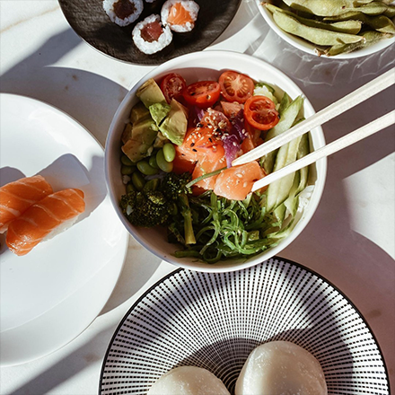 Fotografía comida japonesa Barcelona